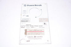 General Electric TPVF5616 Power Break Circuit Breaker Replacement Frame