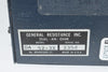 General Resistance DA-52-3X Decade Box 0.01% Acc Resistance 5 Decades