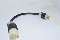 Hubbell 231A Leviton GRDG 15A 125V Plug Receptacle 16'' OAL Power Cable