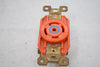 Hubbell 30A 120/208V 30Y Twist-Lock Plug Receptacle Orange