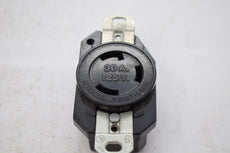 Hubbell 30A 125V Twist-Lock Black Strip Gauge Plug Receptacle