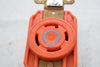Hubbell 30A 250V Twist-Lock Plug Receptacle Orange