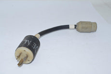 Hubbell Arrow-Hart 20A 125V 15A 125V Plug & Receptacle 13'' Power Cable