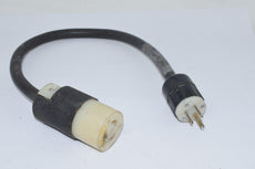 Hubbell Leviton 231A 5266-C 5-15P Plug Receptacle 24'' OAL Power Cable