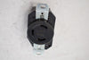 Hubbell Twist-Lock Plug Receptacle Black 30A 125 V