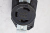 Hubbell Twist-Lock Plug Receptacle Black 30A 125 V