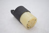 Hubbell Twist-Lock Turn & Pull 30A 277VAC 231A Plug Receptacle Black White