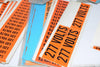 Huge Lot of Brady Volts Labels Mixed Volts and Sizes