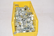 Huge Lot of Electrical Metallic Tube (EMT) Straps 2-Hole, Mixed Brands Mixed Sizes 4 LBS