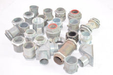Huge lot of Mixed Pipe Fittings, Conduit Fittings, Adapter Fittings