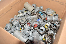Huge Mixed Lot of Connector Fittings, Clamps, Mixed Fittings, Mixed Sizes 20LBS of Fittings