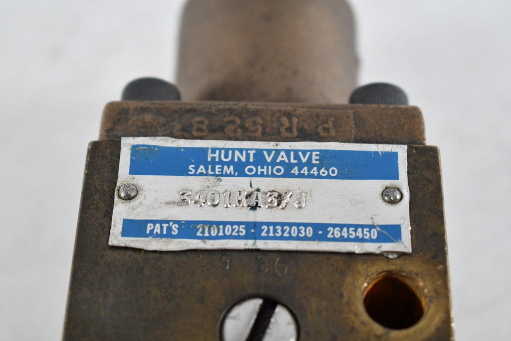 Hunt Valve 3401MA3/J Hydraulic Valve