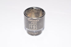 Husky Pro 22519P 19mm Metric Socket 6 Point 3/8'' Drive