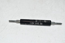 Ideal Thread Gage 1-64 UNC-2B Thread Plug Gage GO/NO GO .0629 No Go .0655