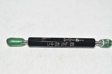 Ideal Thread Gage 1/4-28 UNF-2B Thread Plug Gage GO/NO GO .2268 No Go .2311