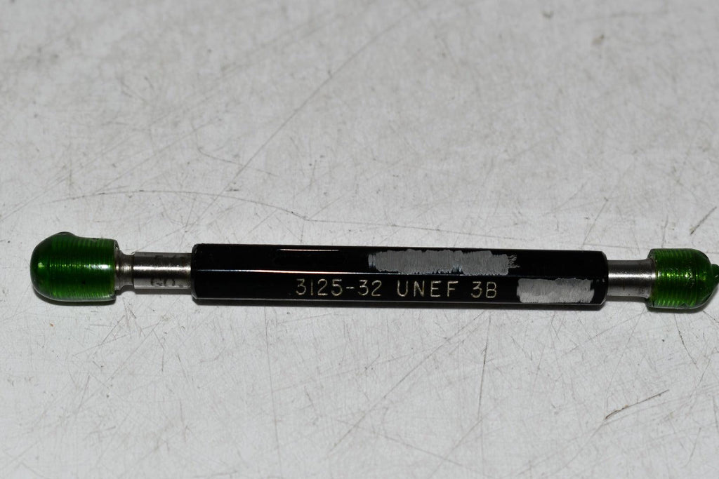 Ideal Thread Gage .3125-32 UNEF-3B Thread Plug Gage Go pd .2922 No Go ...