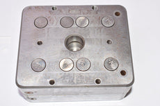 Injection Molding Plate, Model: H-13, 5-1/4'' OAL x 4-1/4'' W x 2-1/2'' H