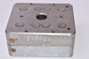 Injection Molding Plate, Model: H-13, 5-1/4'' OAL x 4-1/4'' W x 2-1/2'' H