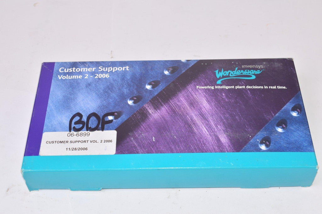 Invensys Wonderware Customer Support Volume 2 - 2006 – VB Industrial Supply