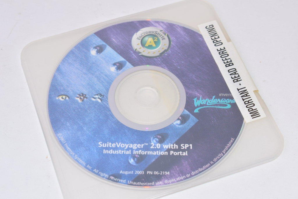 Invensys Wonderware SuiteVoyager 2.0 with SP1 Industrial Information P ...