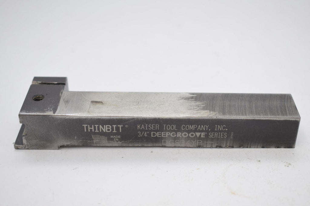 Kaiser Thinbit DGS34YR 3/4'' Deep Groove Tool Holder Grooving Tool Onl