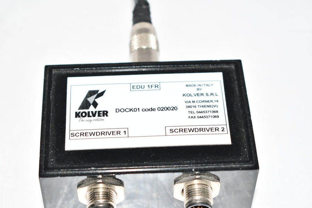 Kolver DOCK01 020030 Dual Output Docking Station for EDU1FR Dual Torqu ...