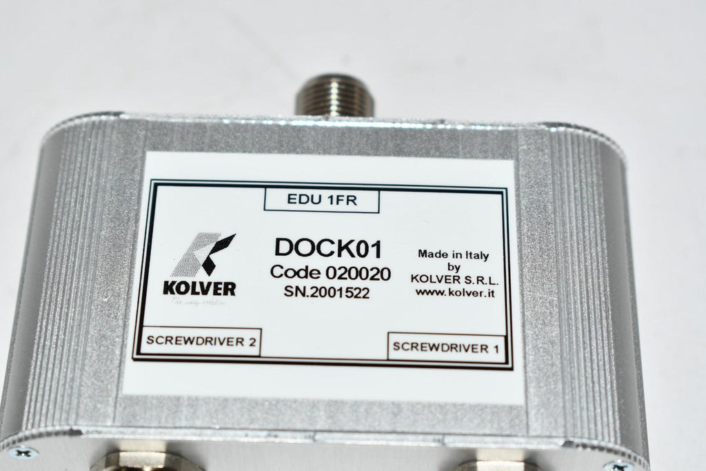 Kolver DOCK01 Dual Output Docking Station for EDU1FR Dual Torque Drive ...