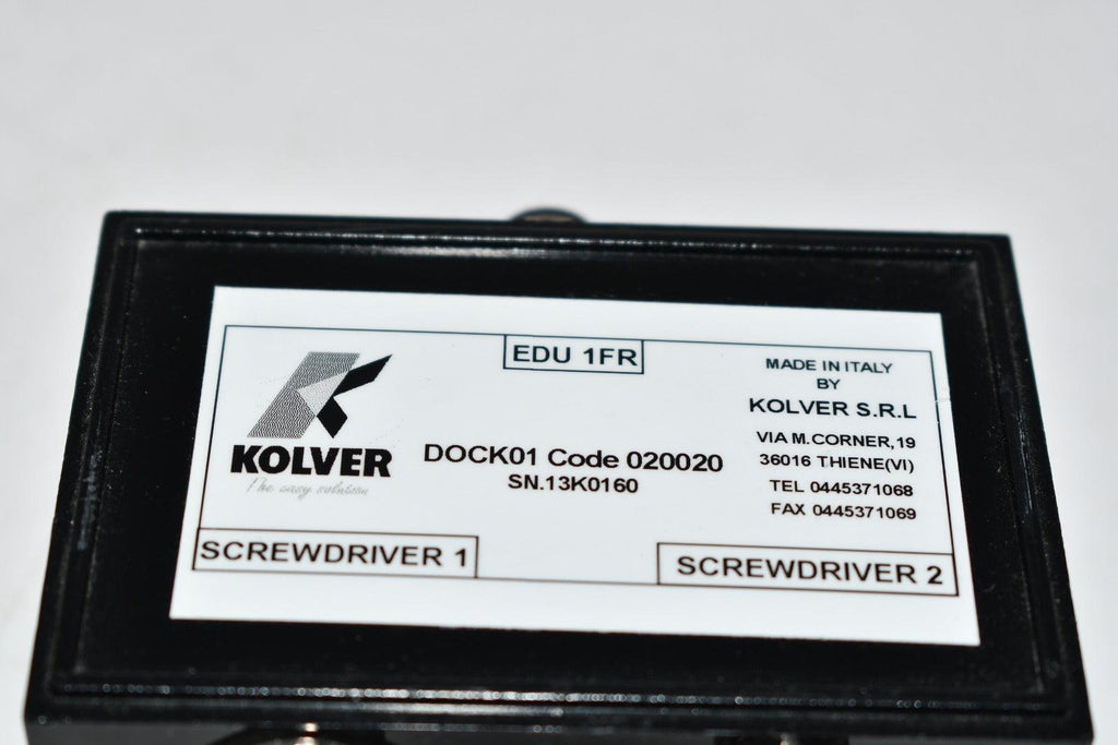 Kolver DOCK01 Dual Output Docking Station for EDU1FR Screwdriver Doubl ...