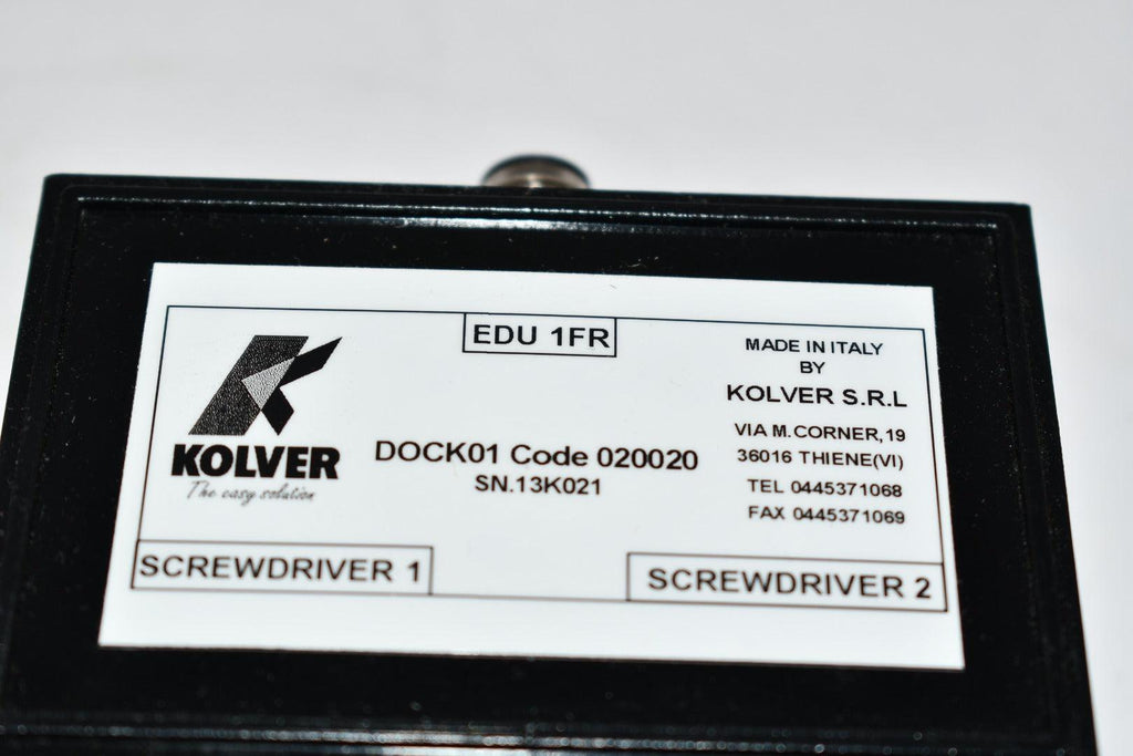 Kolver DOCK01 Dual Output Docking Station for EDU1FR, Unit Only – VB ...