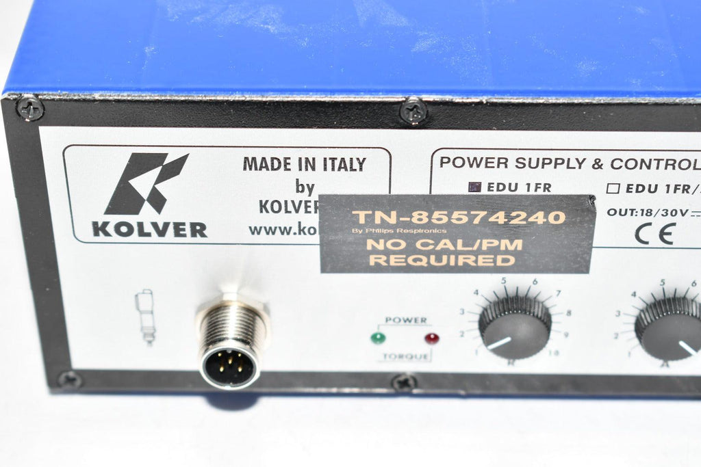 Kolver EDU1FR TORQUE Controller for FAB & Raf Series Electric ...