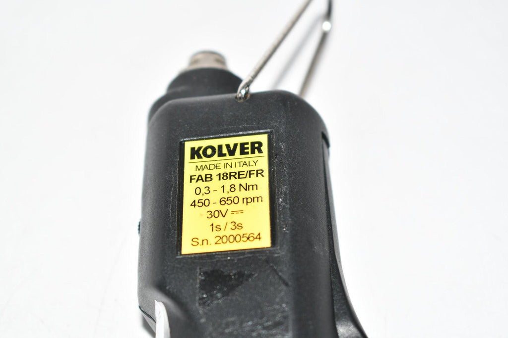 Kolver FAB18RE/FR Inline Electric Torque Screwdriver Tool Set 5.5 inl