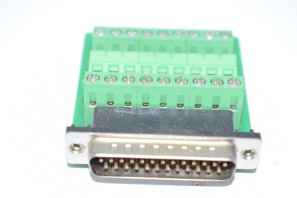 L-Com DGB25MT1 D Sub Connector, 25 Contacts, Plug, Screw, DB, Field Termination Series