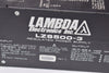 Lambda LRS500-3 Regulated Power Supply, 115/230 VAC, 47-63 Hz, 10A