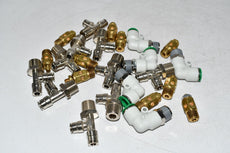 Large Lot of NEW Numatics & Others  Fittings, Push to fit, Tee 90 degree