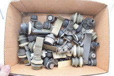 Large Lot of Switch Parts, Reset, Handles, Pushbutton, Brackets