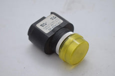 LEDTRONICS RPLH22-00 Holder - LED Panel Mount - Relampable - Rear Mount Yellow Lens