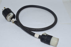 Leviton 20A-125V 5263-C 15A Plug & Receptacle 38'' Power Cable