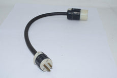 Leviton 2313 L5-20R 5266-C 5-15P Plug Receptacle 22'' OAL Power Cable
