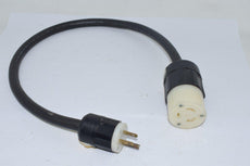 Leviton 2313 L5-20R Plug & Receptacle 31'' Power Cable