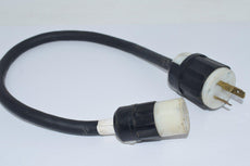 Leviton 5269-C 5-15R 2311 L5-20P Plug Receptacle 26'' OAL Power Cable