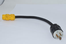 Leviton GE 2311 L5-20P 5-15R 16'' Plug & Receptacle Power Cable Pigtail
