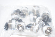 Lot of 10 NEW 5225K383 Push-to-Connect Tube Fitting for Air, 90 Degree Swivel Elbow, for 6 mm Tube OD x 1/2 BSPT Male