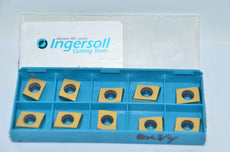 Lot of 10 NEW Ingersoll CDE323L022 Carbide Inserts, Grade IN1530, 5303872