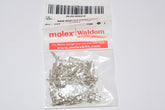 Lot of 100 NEW Molex 39-00-0062  Headers & Wire Housings PIN 18-24 AWG BULK