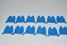 Lot of 12 NEW Allen Bradley 1492-W4-B Terminal Block, 30A, 600V AC/DC, Blue, 4mm, Space Saver