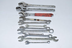 Lot of 12 Wrenches Open End Wrench, Crescent, Combination