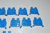 Lot of 13 NEW Allen Bradley 1492-W4-B Terminal Block, 30A, 600V AC/DC, Blue, 4mm, Space Saver