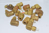 Lot of 13 Parker Swagelok Brass Fitting Mixed Lot