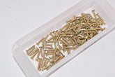 Lot of 132 NEW MS 24667-4 Military Standard Screws Fastener Length: 3/4'', Thread: 1/4-20, Head Width: 1/8''