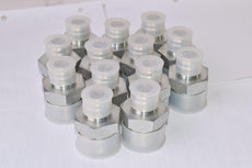 Lot of 14 NEW Brennan Threaded Connector Fittings, 1-1/2'' x 15/16''